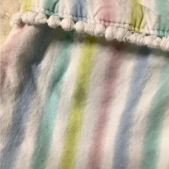 Little Me Pastel Stripped Shirt 9 Months 9M - Picture 5 of 7